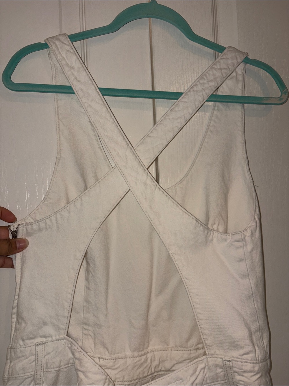 ZARA TRF DENIM STRAP JUMPSUIT size XL - Picture 11 of 13